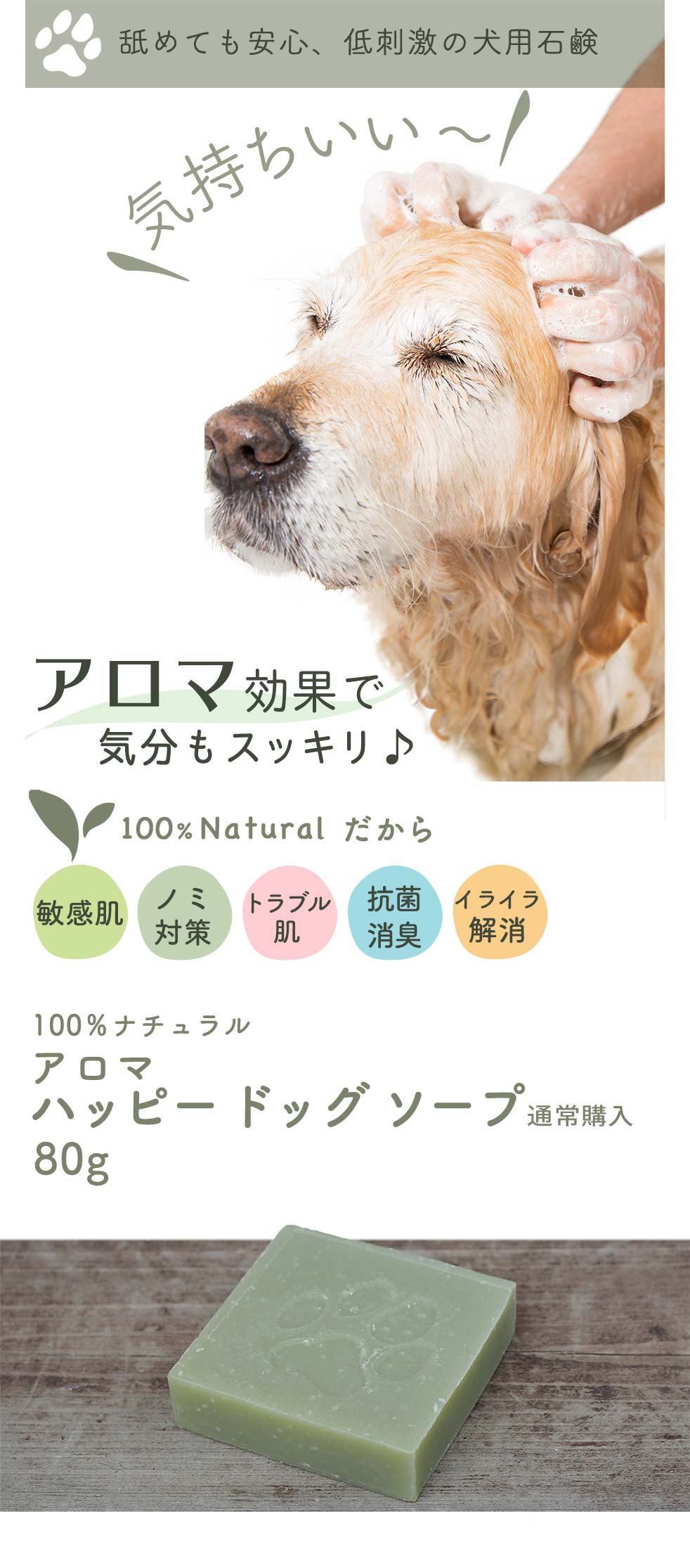 ハッピードッグソープ メイン画像