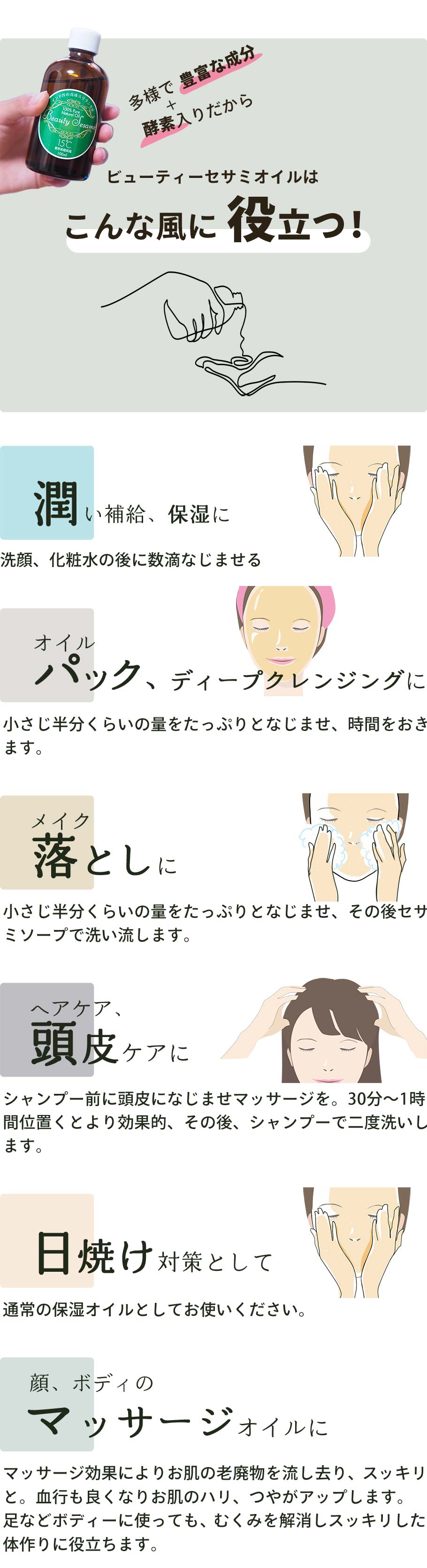 いろいろに使えます