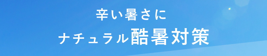 暑さ対策見出し