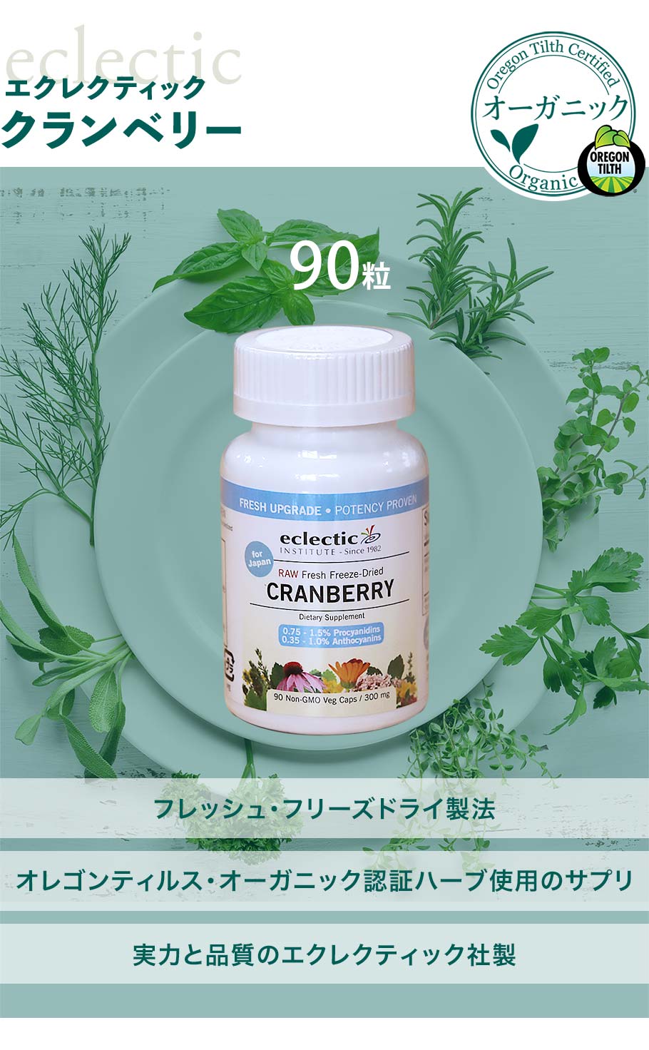 クランベリー90粒メイン画像
