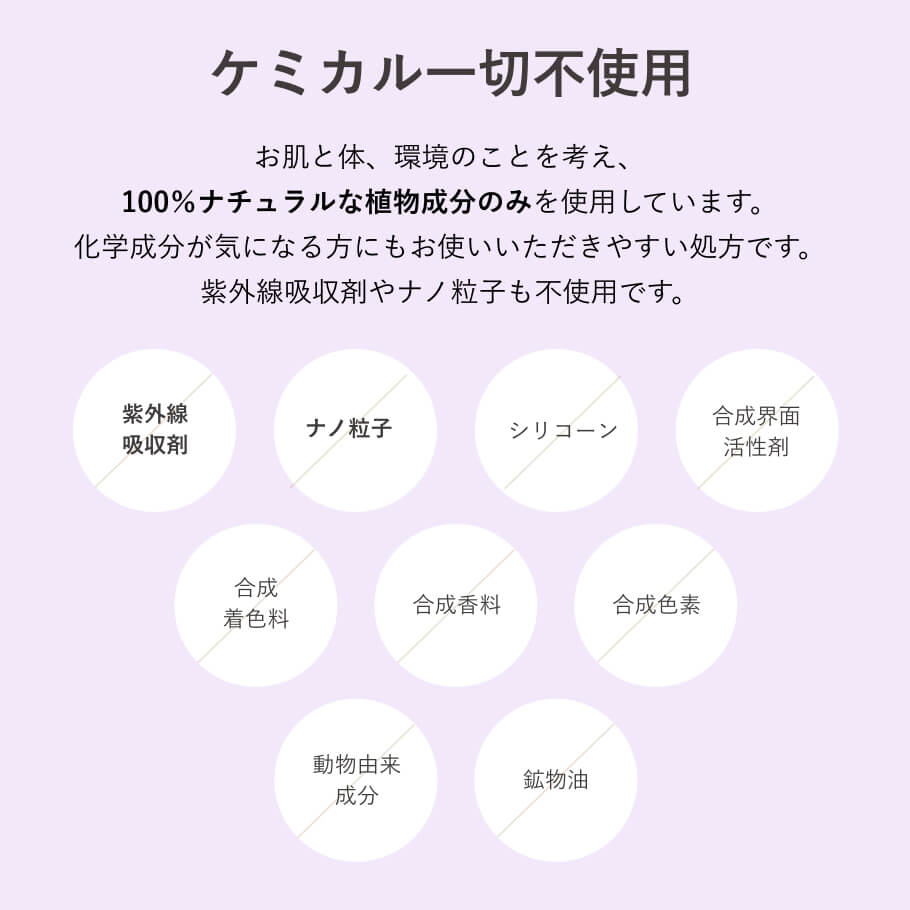紫外線吸収剤不使用 ナノ粒子不使用の敏感肌用ノンケミカル日焼け止め FRESHアロマUVサンプロテクトラベンダー