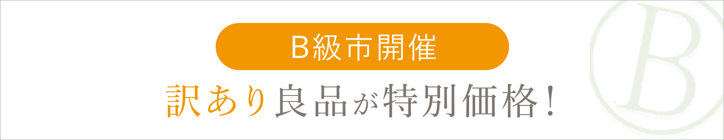 訳アリ商品がお得に。アウトレット