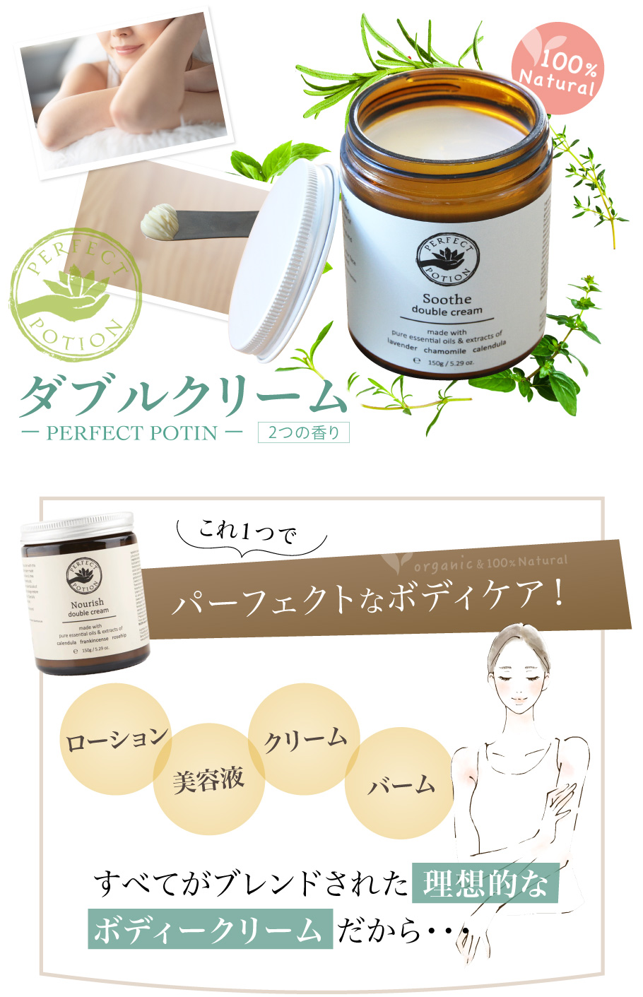 解消します！ダブルクリームが