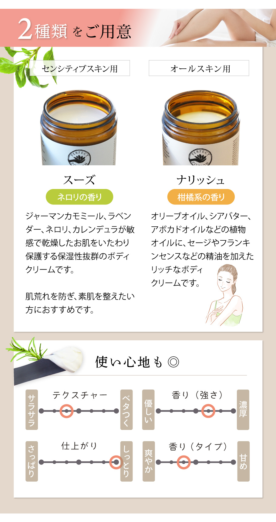 2種類をご用意