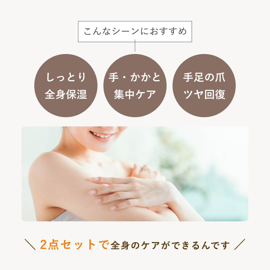 オーガニックボディケアセットおすすめシーン